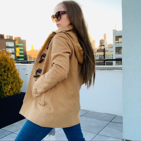 Michael Kors Wool Hooded Toggle Duffle Coat - Picture 6 of 14